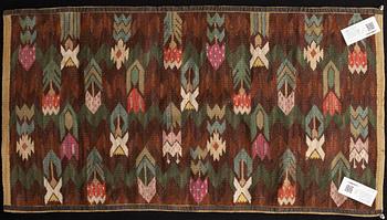 VÄVNAD. "Täppan". Gobelängteknik. Ca 60 x 102 cm. Signerad AB MMF (AB Märta Måås-Fjetterström).