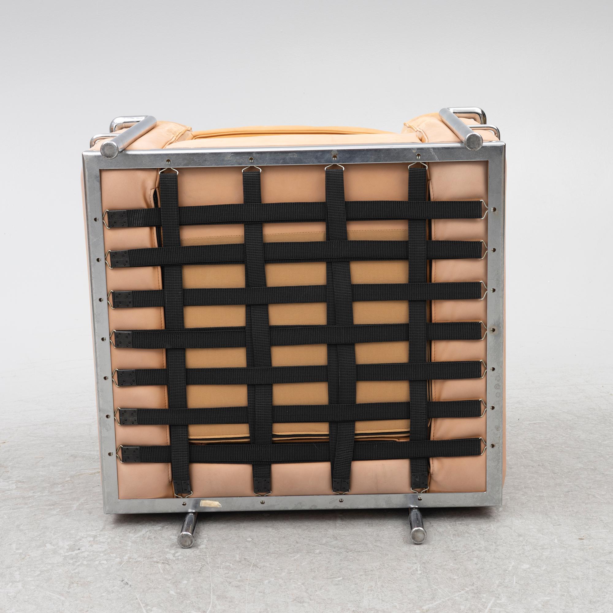 Le Corbusier (Charles-Édouard Jeanneret), , Pierre Jeanneret & Charlotte Perriand, fåtölj, "LC2", Cassina, Italien.