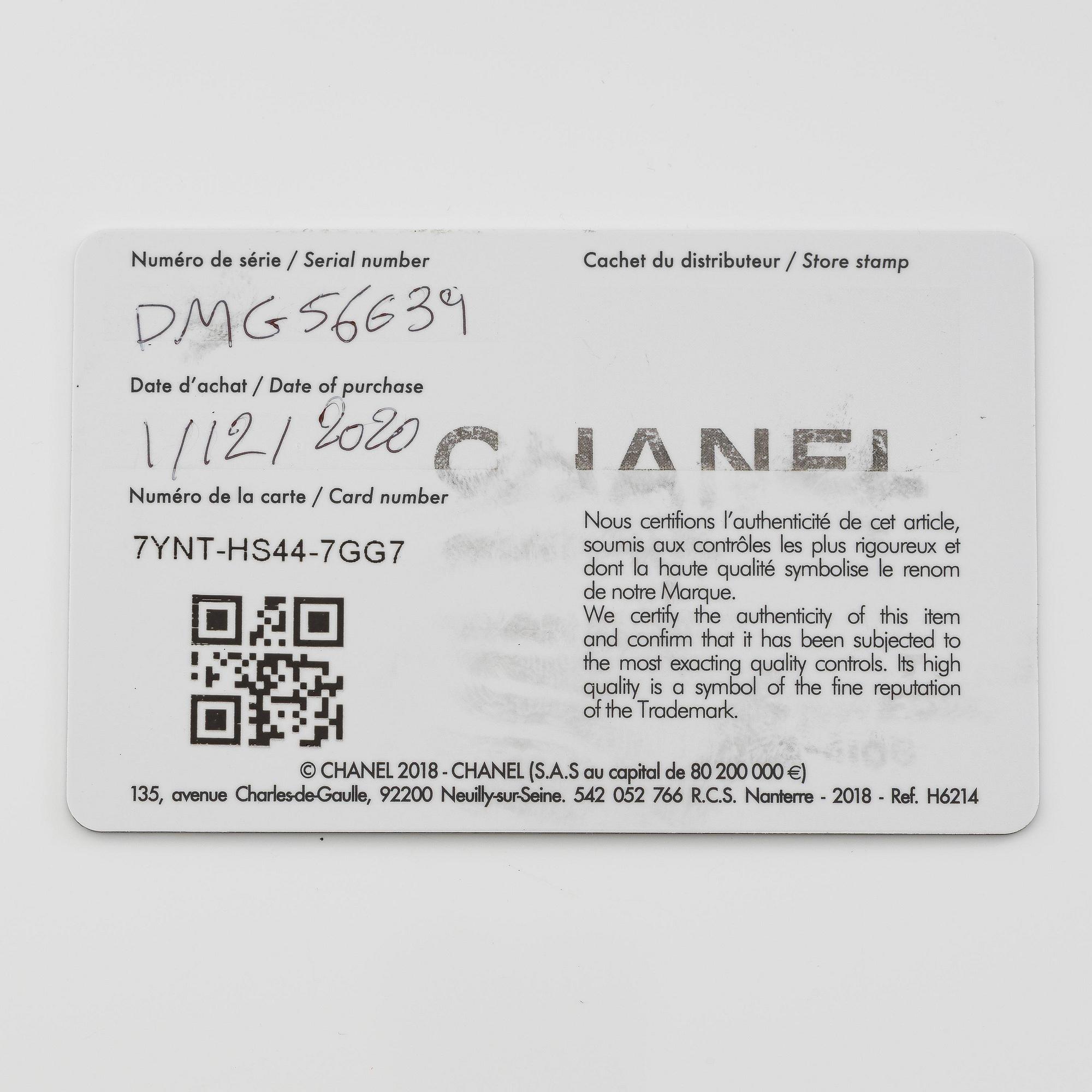 Chanel, Boy-Friend, "Large", ca 2020.