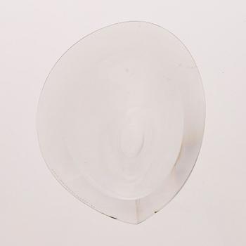TAPIO WIRKKALA, taidelasi, malja, signeerattu Tapio Wirkkala, Iittala-56.