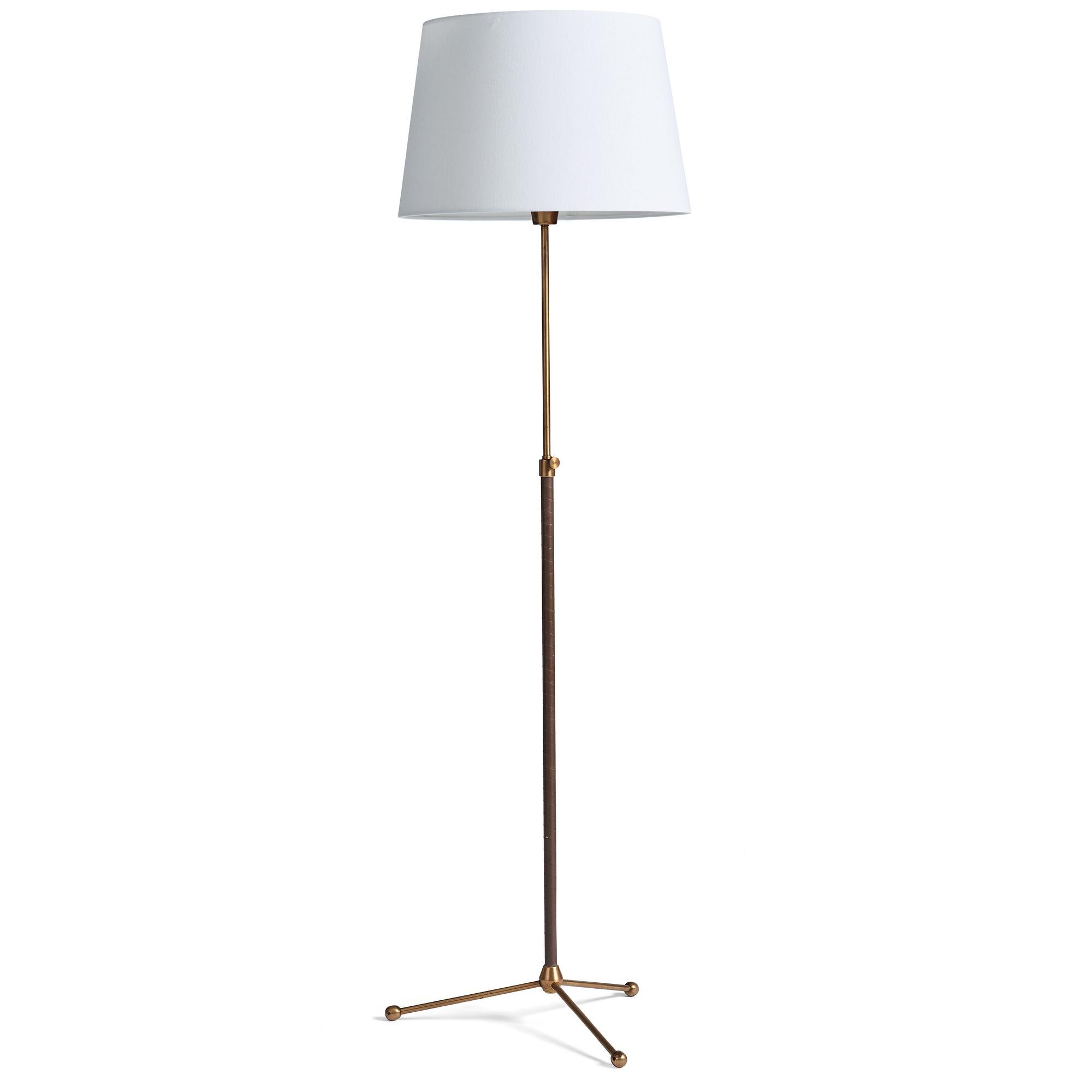 Hans Bergström, golvlampa, modell "545", ateljé Lyktan, Åhus 1940-50-tal.