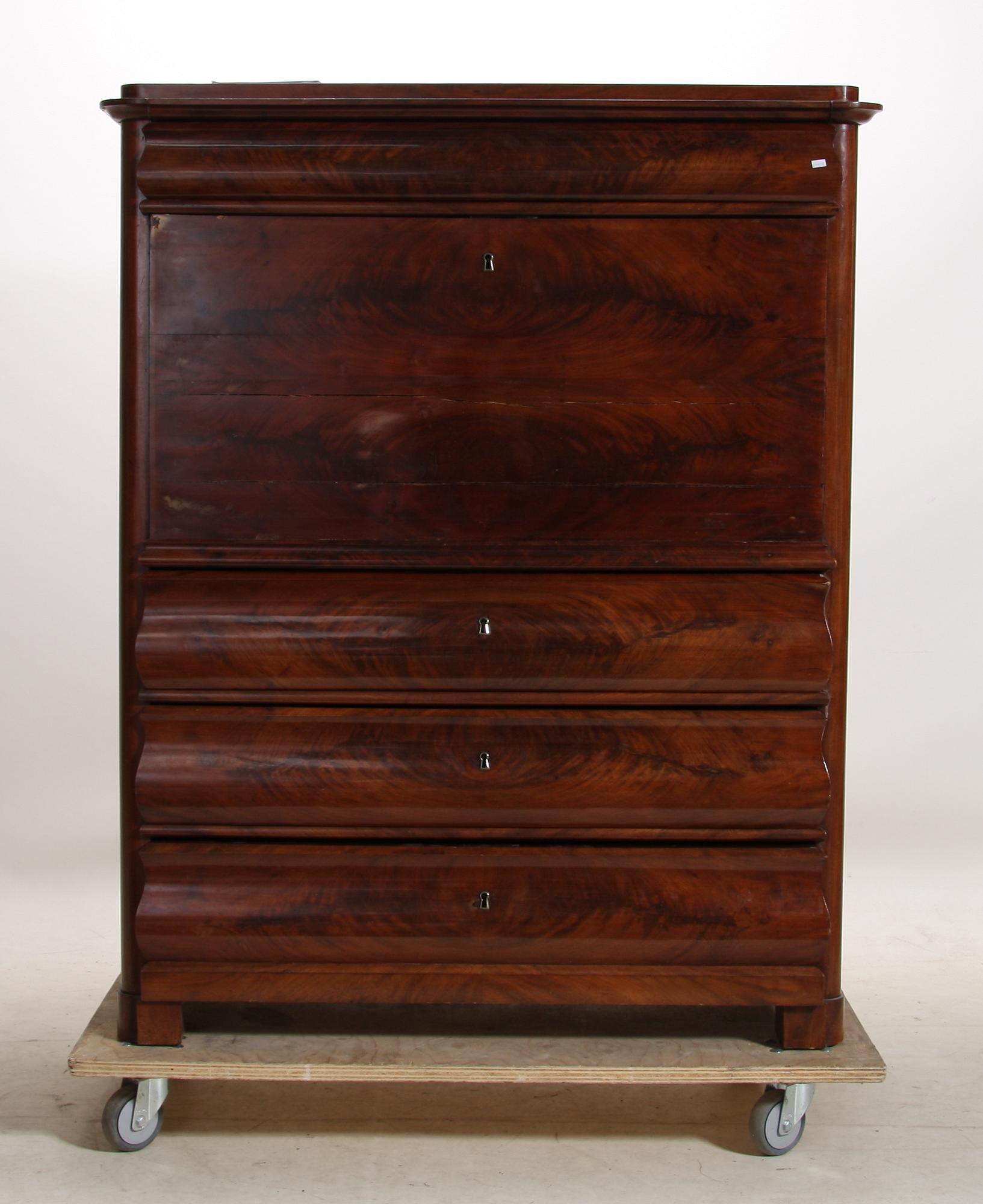 CHIFFONJÉ, nyrenässans, 1800-talets slut.