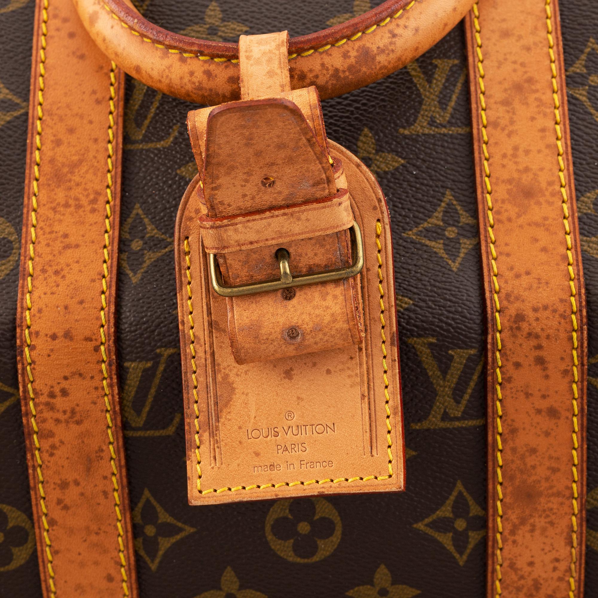 Louis Vuitton, a monogram canvas weekend bag, 'Keepall 45', 1991.