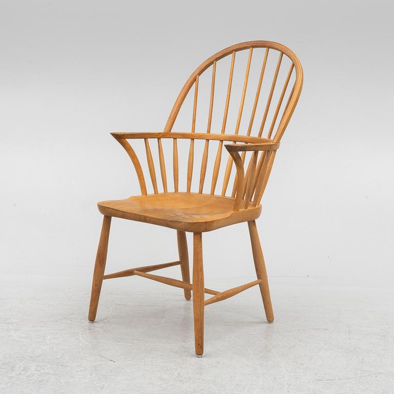 Frits Henningsen, karmstol, "CH 18A", Carl Hansen & Son, Danmark.