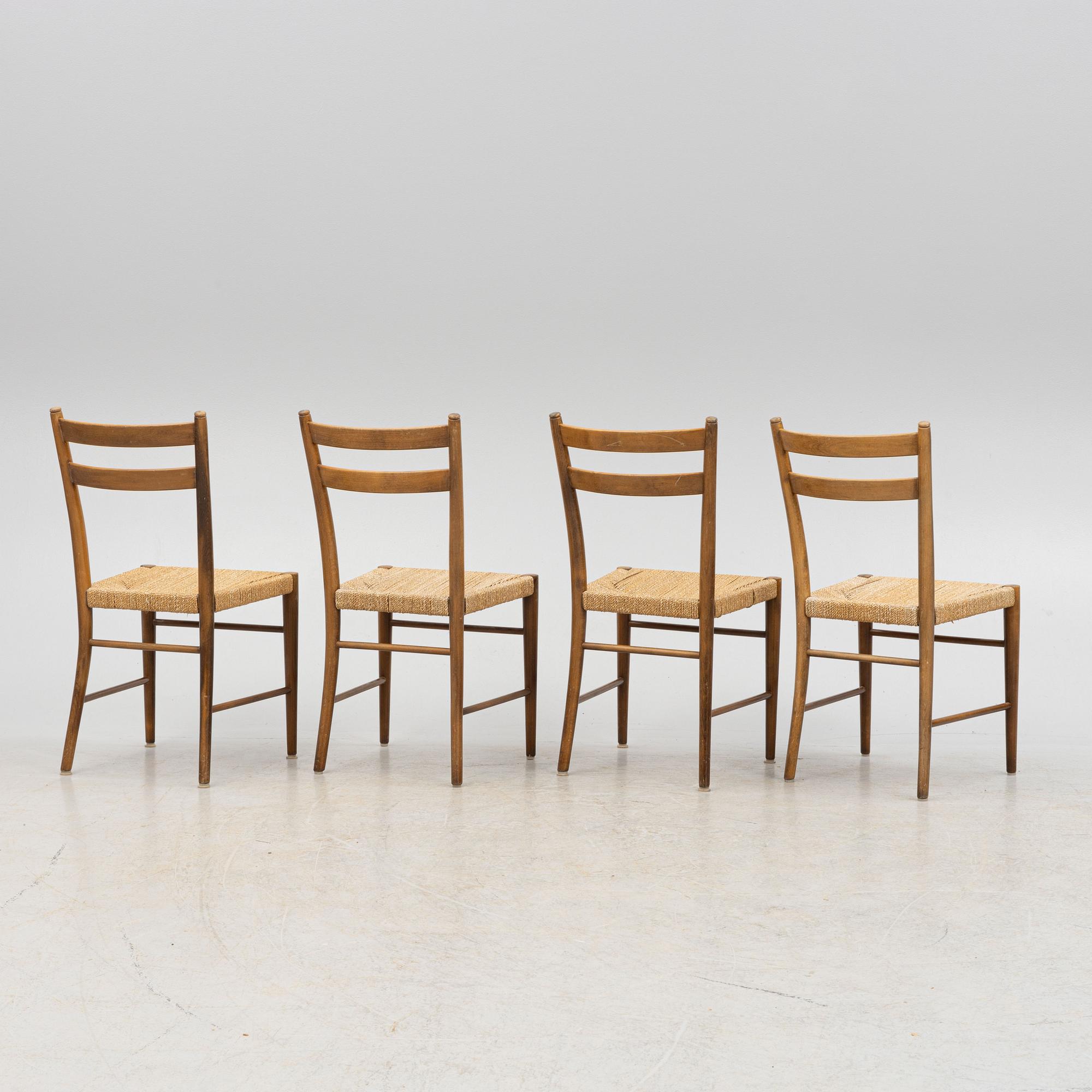 Gemla, stolar, 4 st, modell ”575/2”, Diö, 1930-40-tal.