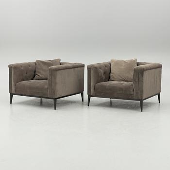 A pair of 'Raffles' armchairs, Eichholtz, contemporary.