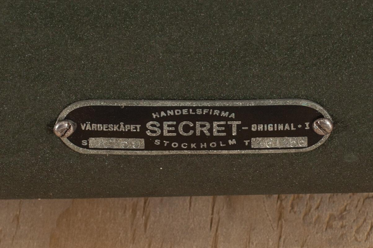 KASSASKÅP, Handelsfirma Secret, Stockholm.