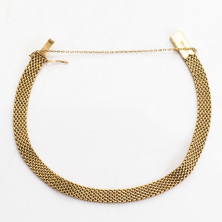 An 18K gold bracelet, Grün Huge & Co.