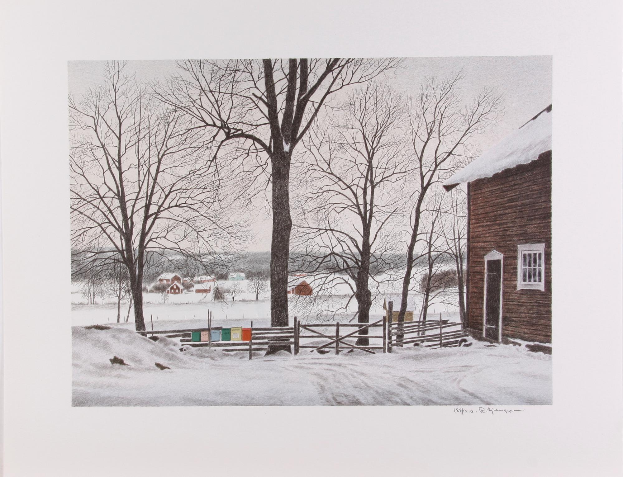 LJUNGGREN, REINHOLD, mapp med 5 st litografier, sign o numr 188/310.