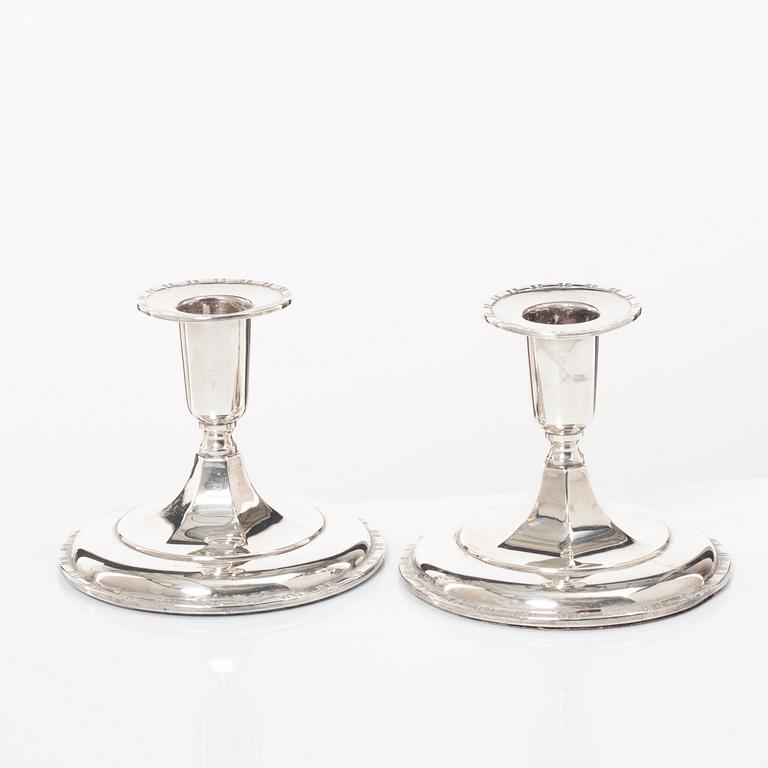 Candelabra, 2 pairs, K&EC/Ceson, Gothenburg, 1956-78.