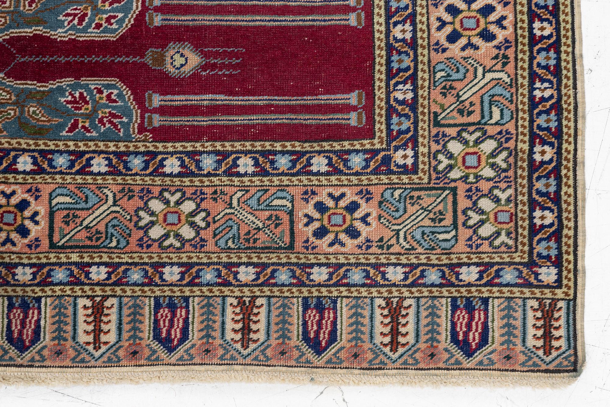 Gallery carpet, semi-antique Kayseri Saf, approx. 220 x 87 cm.