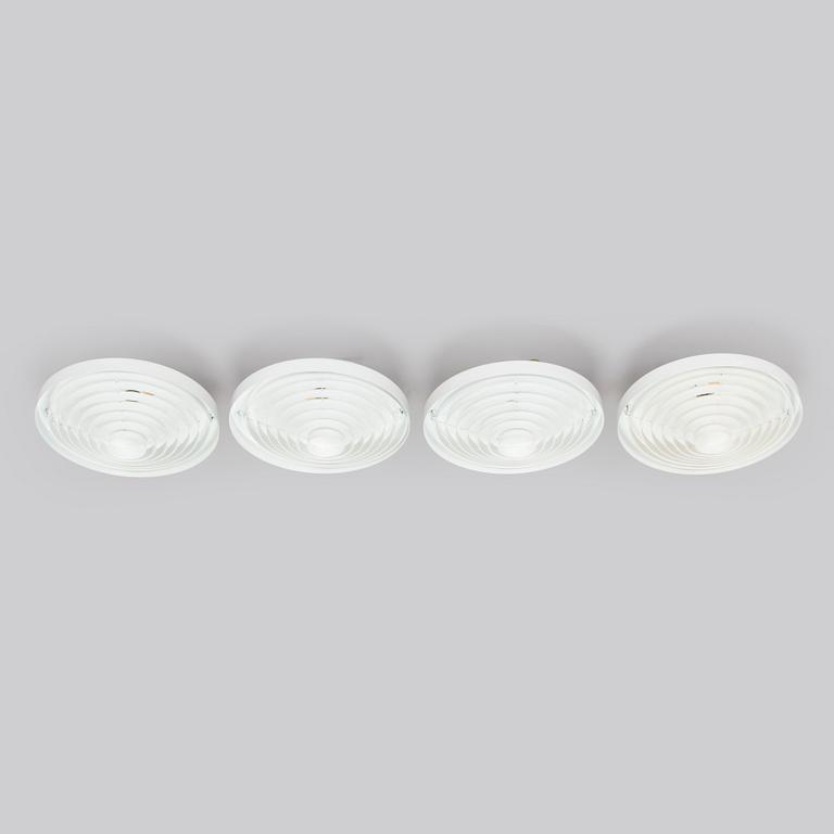 Lisa Johansson-Pape, four 1960's '71-149' ceiling lights for Orno Stockmann.