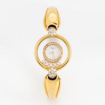 Chopard, Genève, Happy Diamonds, wristwatch, 25 mm.