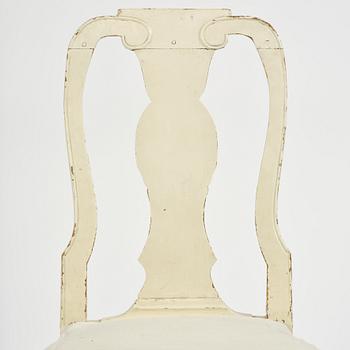 A Swedish late baroque / early rococo chair, mid 18th century.