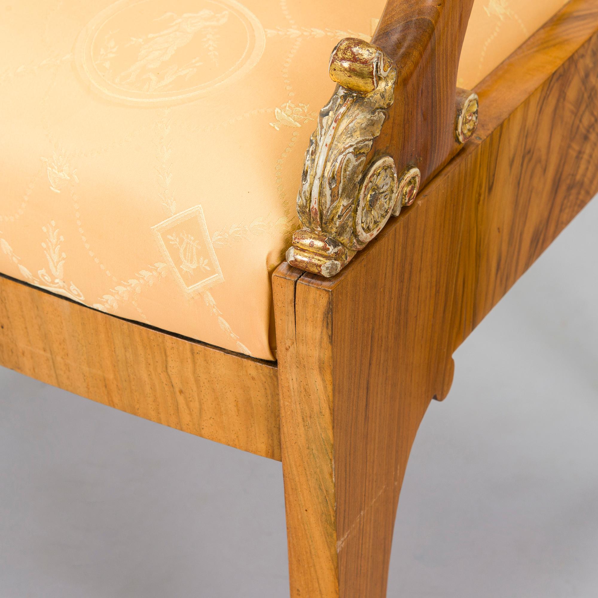 A pair of Baltic Empire armchairs from first half of the 19th century.