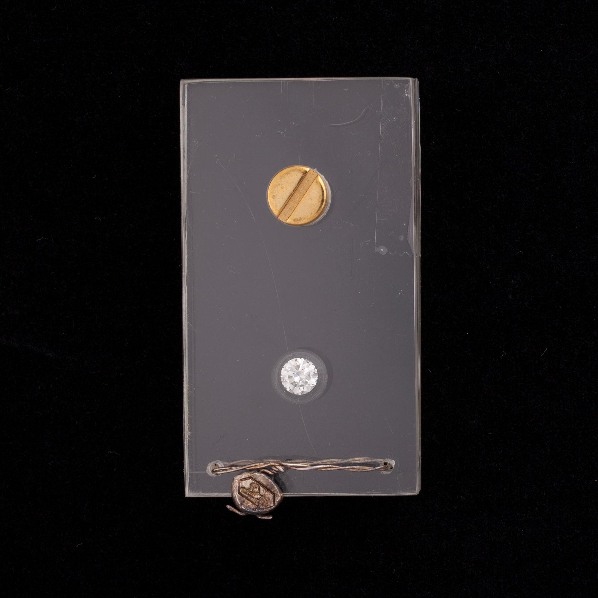 DIAMANT, briljantslipad 0,89 ct F-G (Top Wesselton) / VVS2.