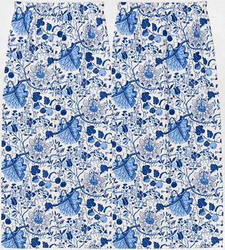 Josef Frank, a pair of 'La Plata' curtains, Svenskt Tenn.