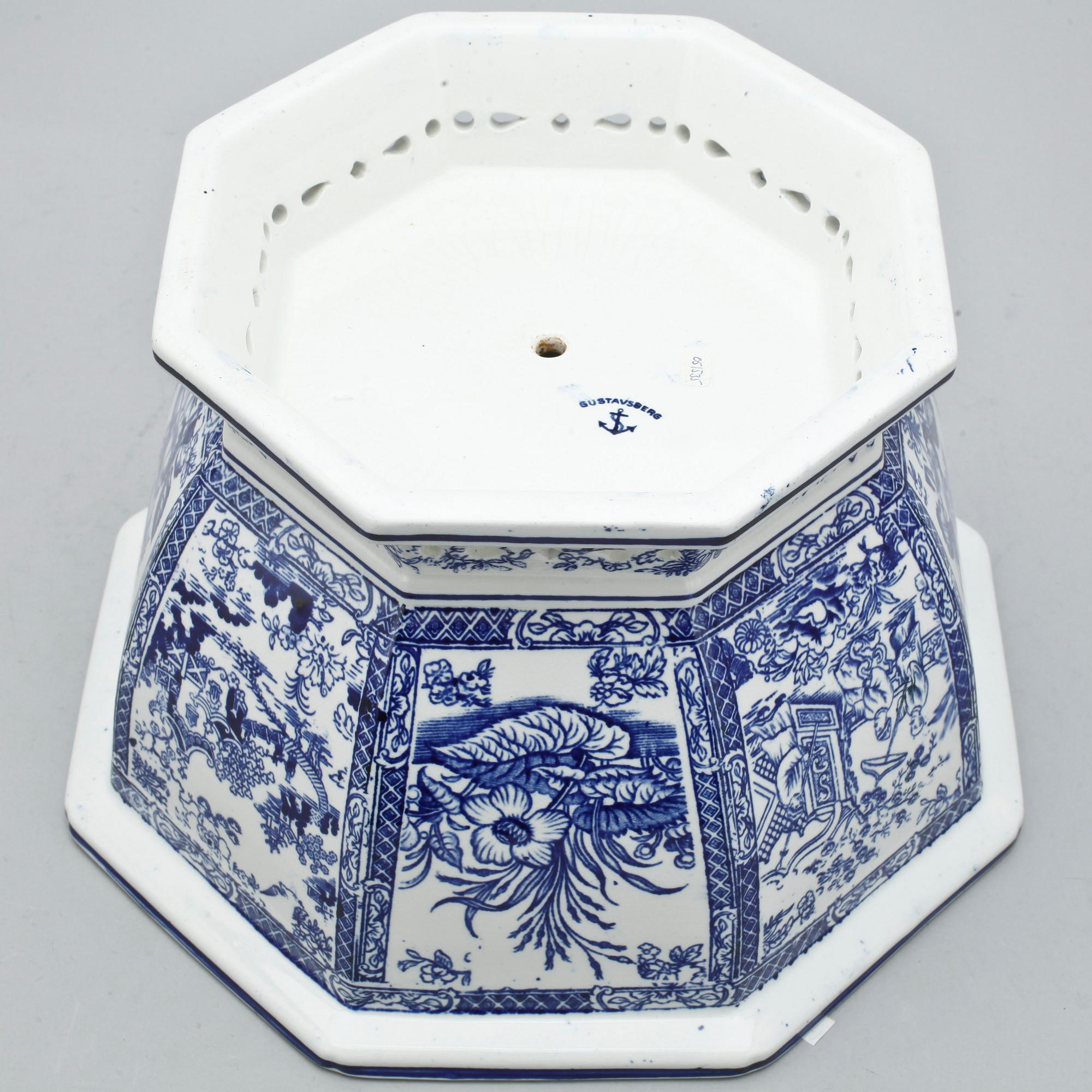 YTTERFODER, 2 st, flintgods, Gustavsberg.