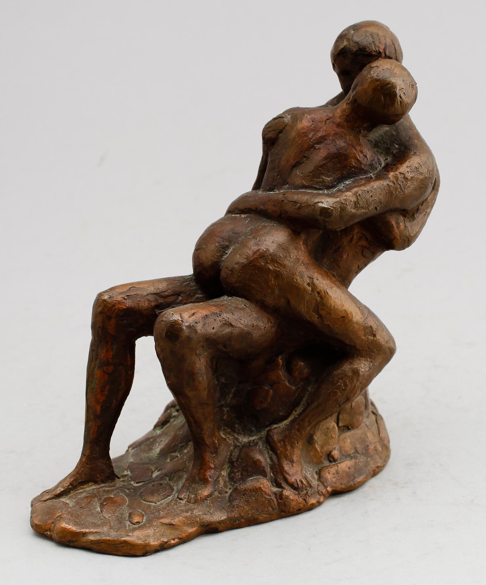 SKULPTUR, brons, sign IB, sannolikt Ib Braun.