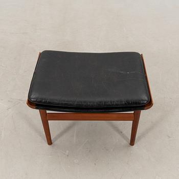 Finn Juhl, "Bwana" footstool for France & Son Denmark, mid-20th century.