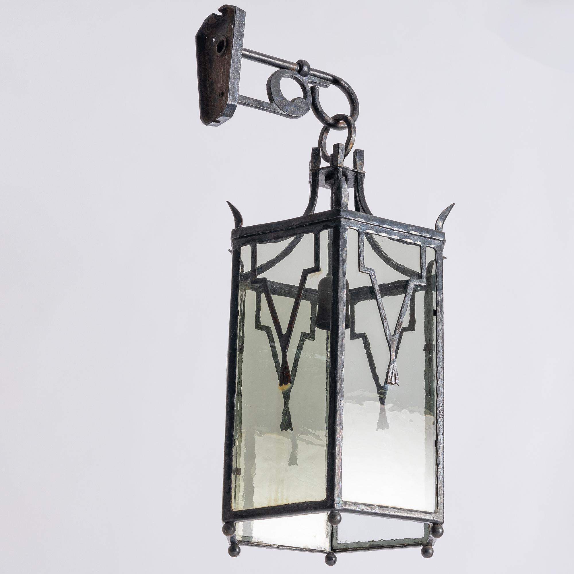 Harald Notini, a wall lamp model "6170", Arvid Böhlmarks Lampfabrik, Stockholm, 1920s-30s.