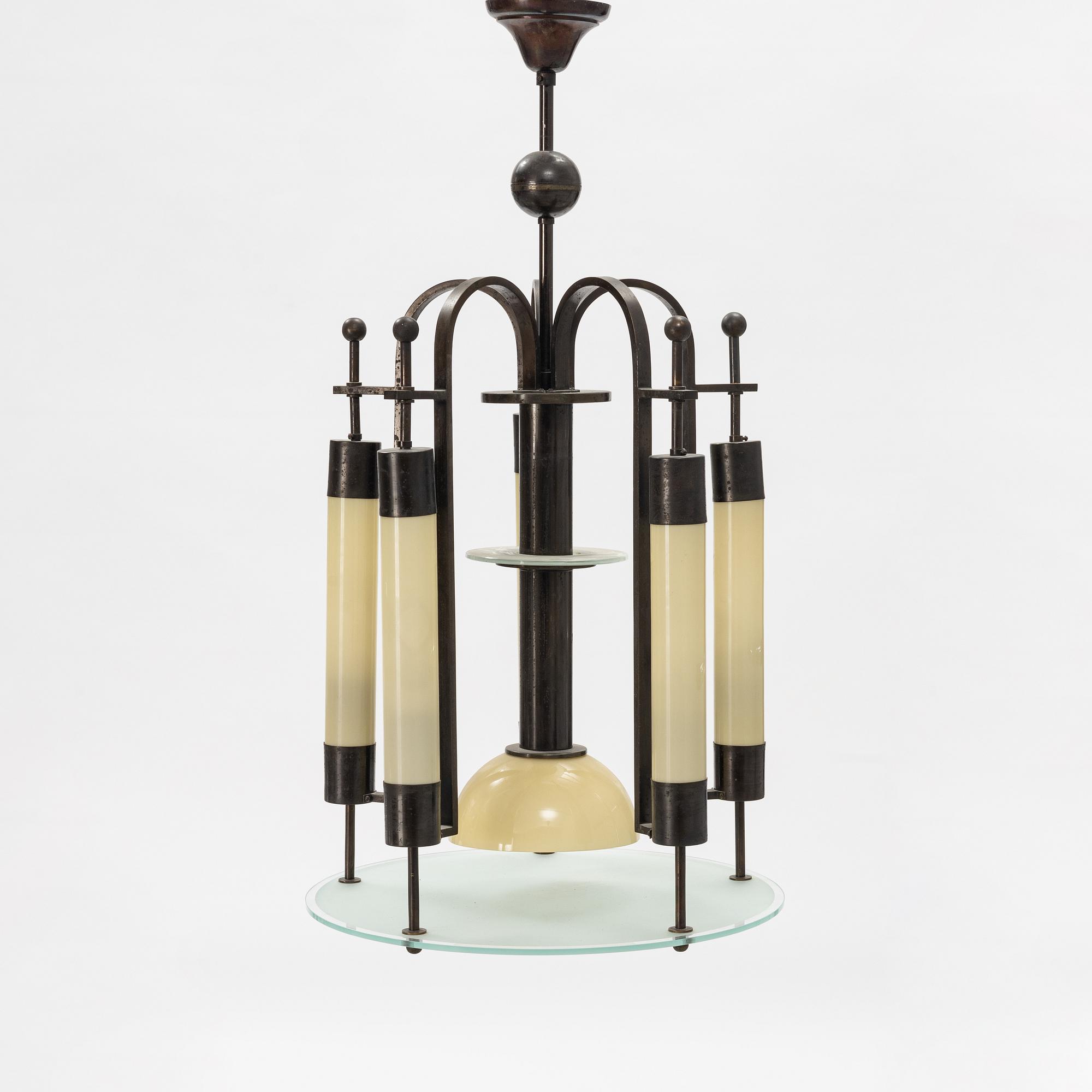 A ceiling light, 1930's.