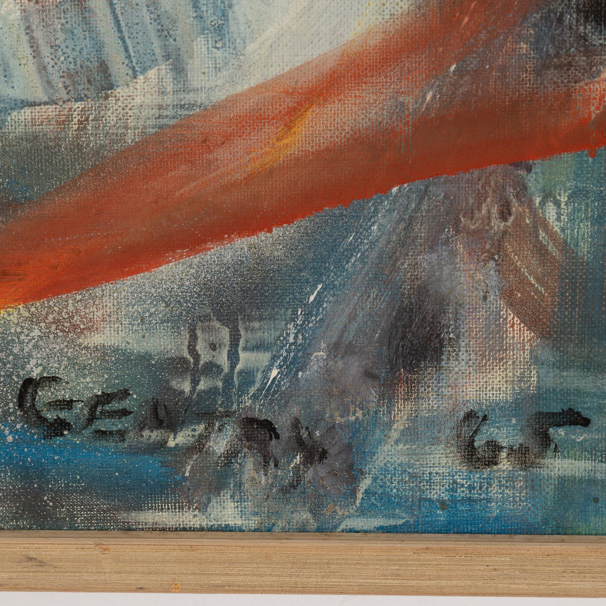 Herbert Gentry, olja på duk, signerad och daterad -65.