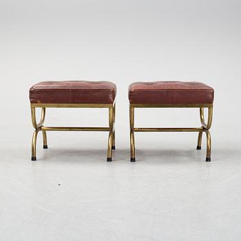 A pair of late 20th century stools.