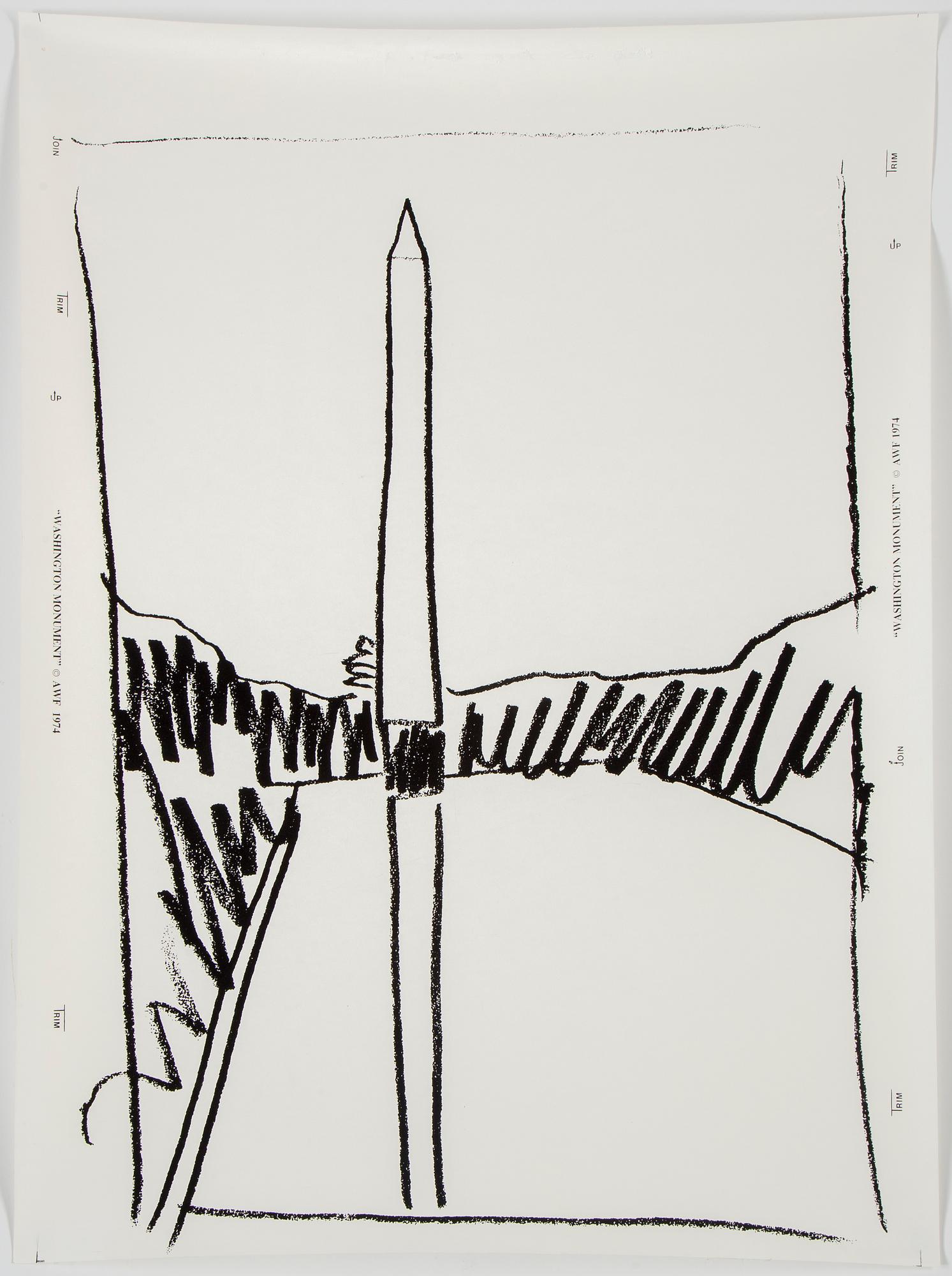 ANDY WARHOL, serigrafi, 1974.