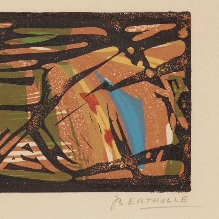 Jean Bertholle, Abstract composition.