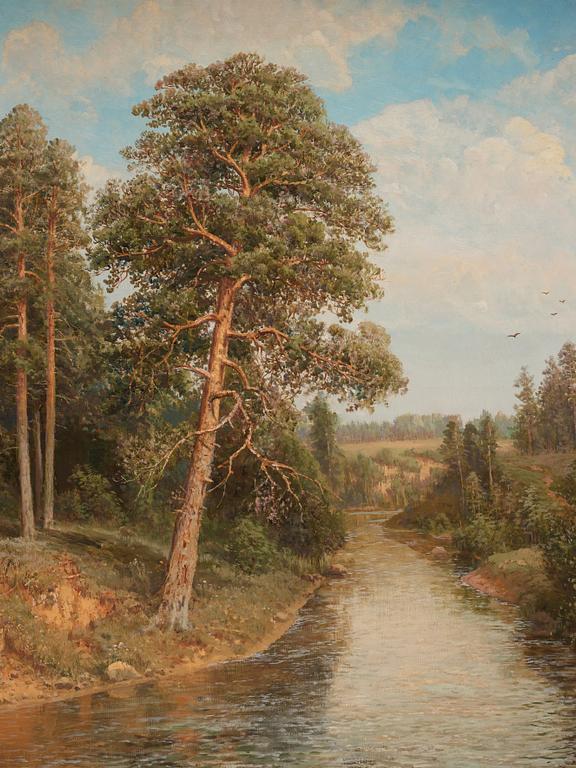 SIMEON FEDOROVICH FEDOROV, SOMMARDAG VID BÄCKEN.