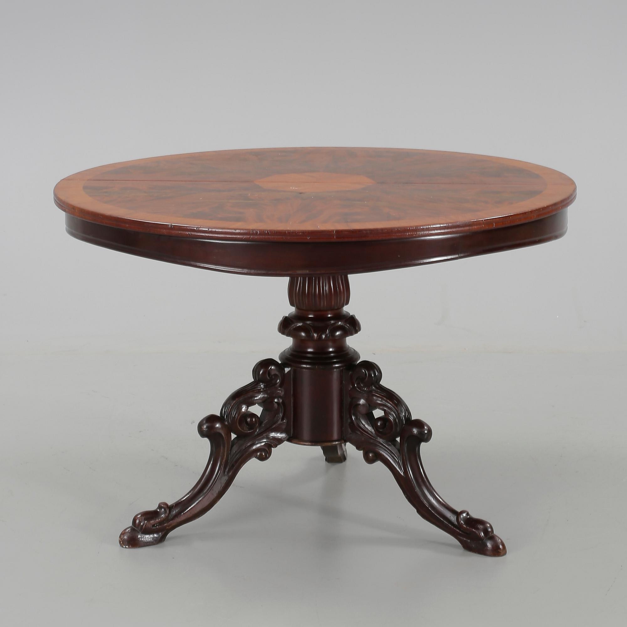 MATBORD, nyrokoko, 1800-talets slut.
