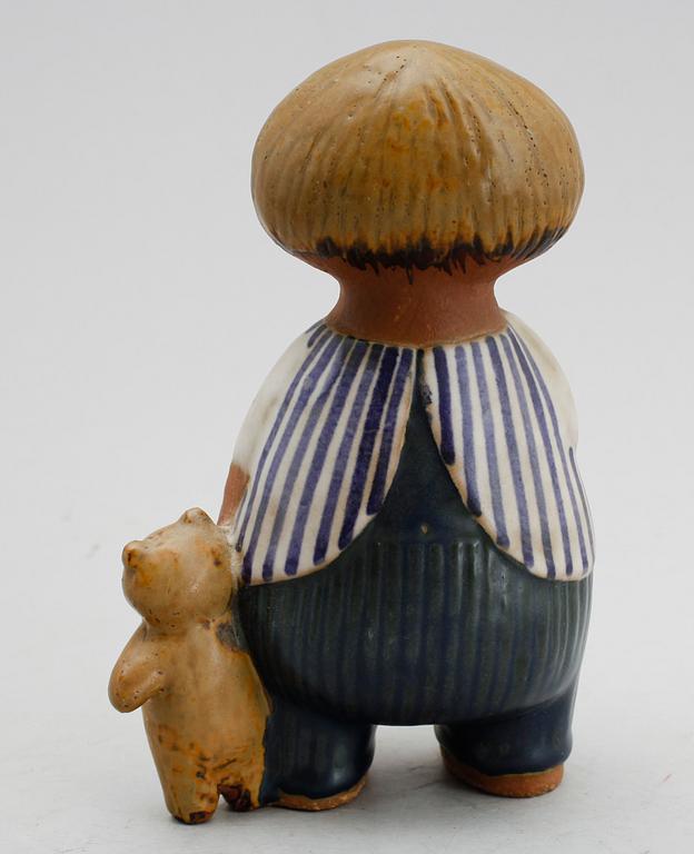 FIGUR, stengods, "Malin", Lisa Larson, Gustavsberg.