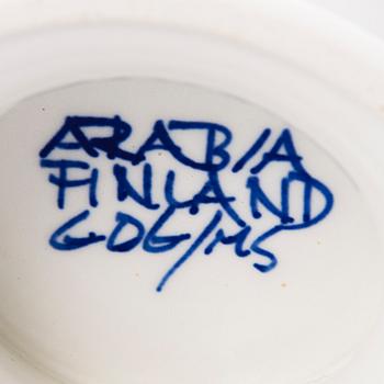GUNVOR OLIN-GRÖNQVIST, Four 1960s ceramic objects signed GOG Arabia, Finland.