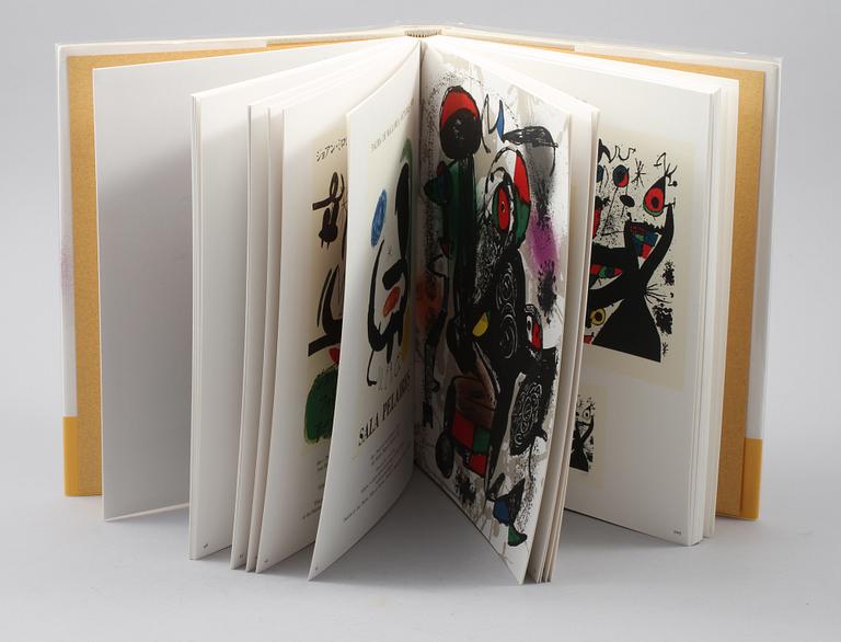BOK," Joan Miró Lithographe IV 1969-1972", Nicolas and Elena Calas, Maeght Éditeur, Paris 1981, numrerad 1522/4000.