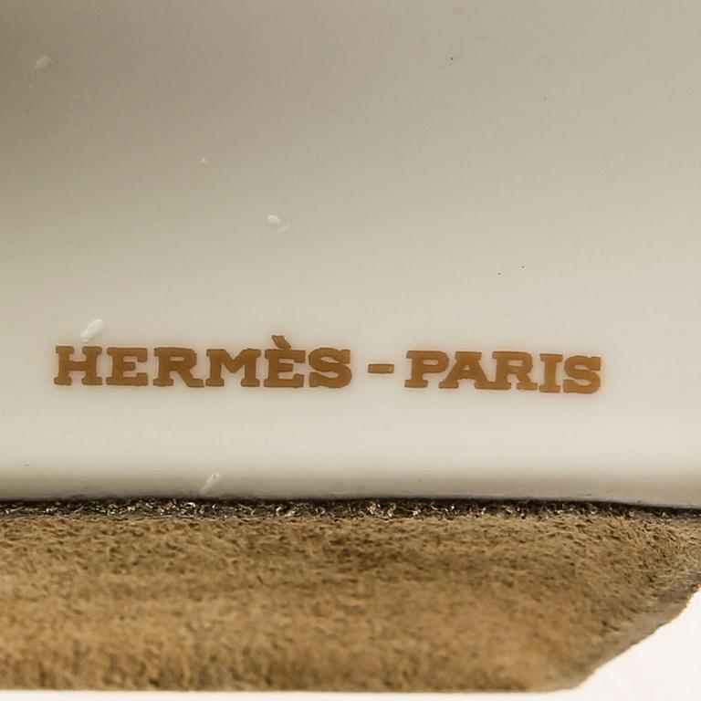 Hermès, dish / ashtray, porcelain, France Paris, 1900s.