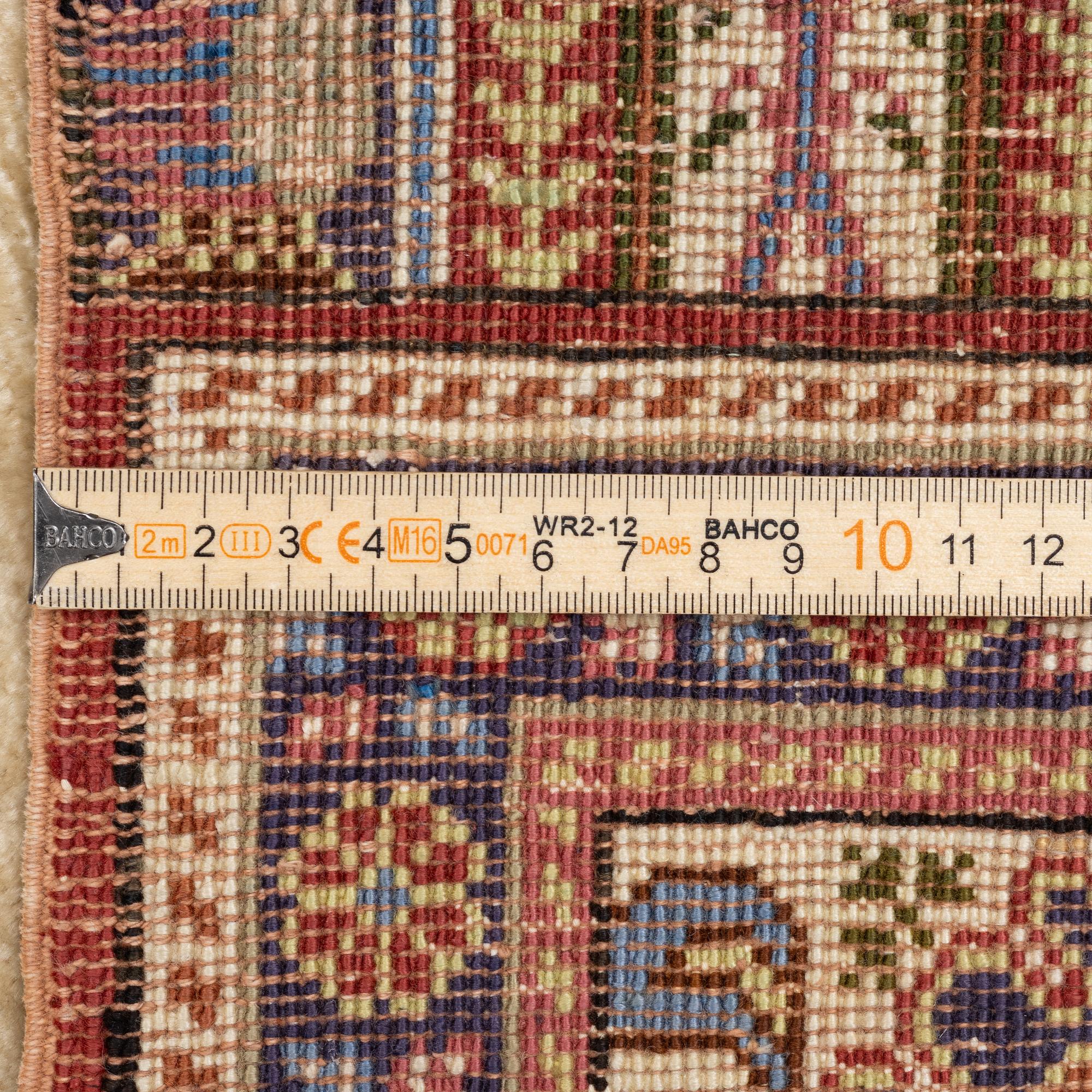 A Kayseri Saff rug, c. 228 x 87 cm.