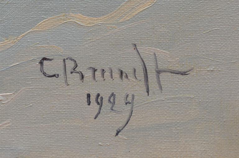 CARL BRANDT, olja på duk, sign och dat 1924.