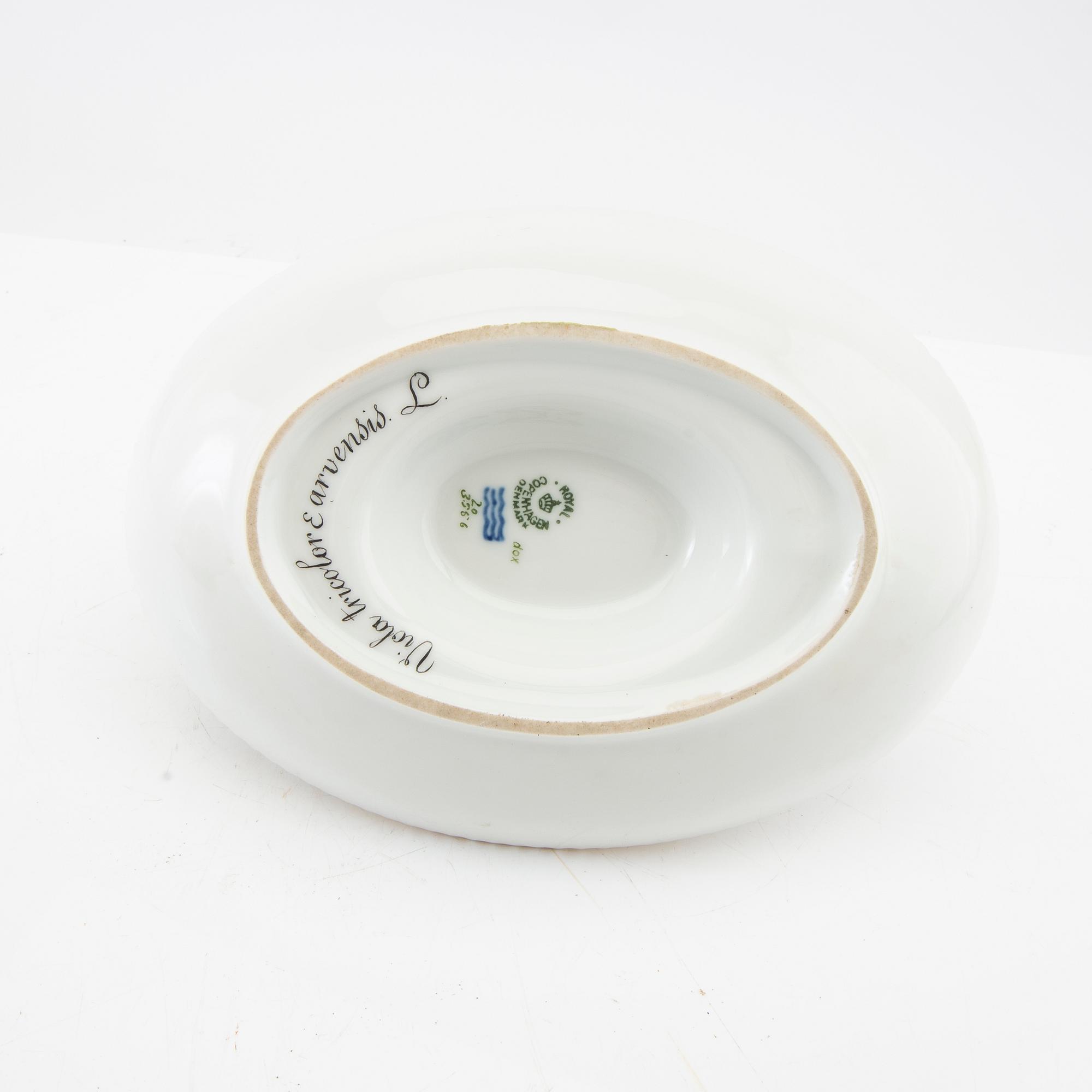 Såssnipa "Flora Danica" Royal Copenhagen porslin.