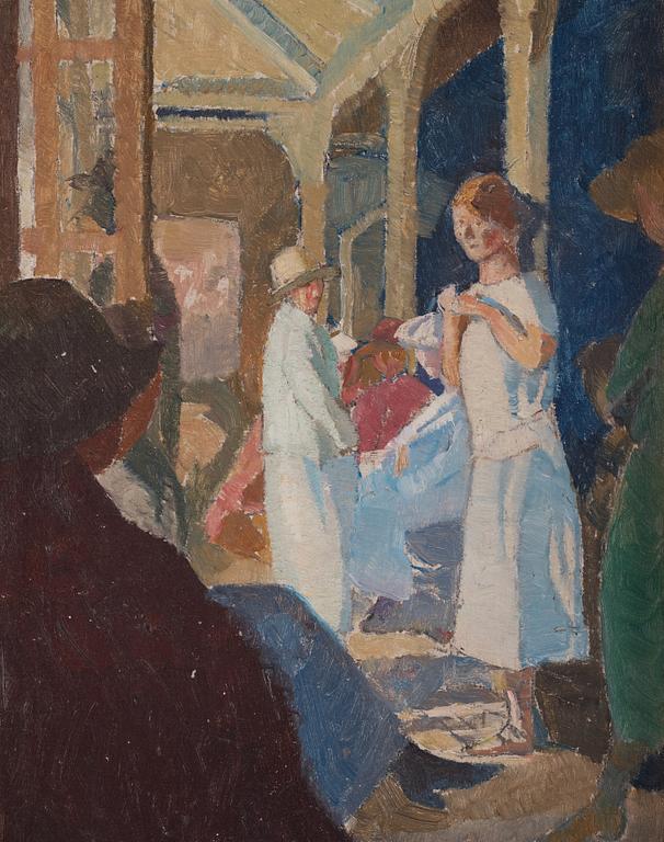 Carl Wilhelmson, "Vid danssalen".