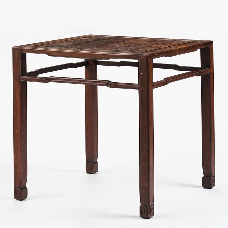 A hardwood table, Qing dynasty.