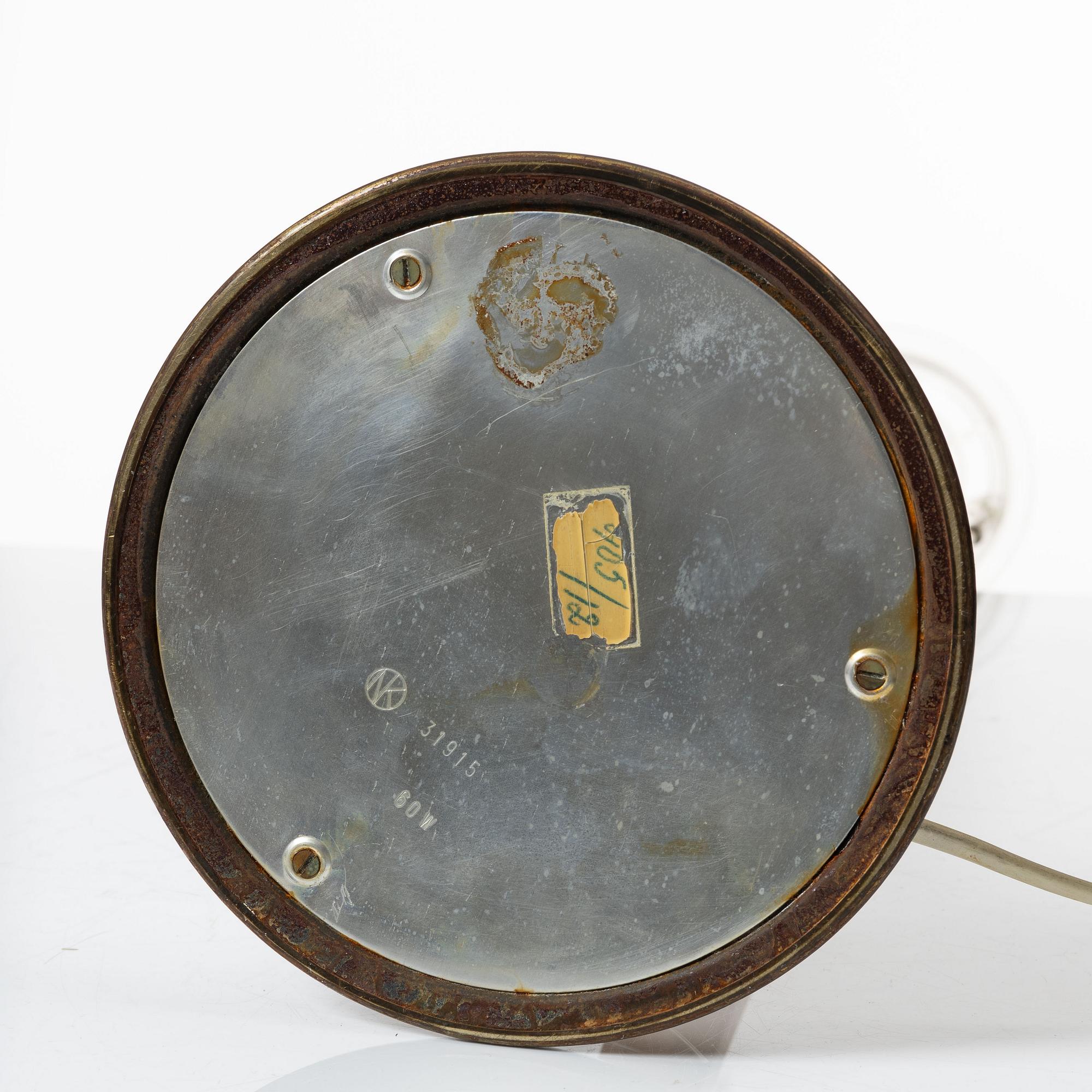 Bertil Brisborg, a table lamp model "31915", Nordiska Kompaniet, 1940s.