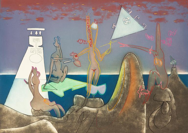 Roberto Matta, Ur: "L'arc, obscure des heures",