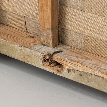 A late Gustavian sofa, circa 1800.