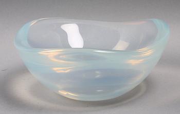 SKÅL, glas, Sven Palmqvist, Orrefors, 1900-tal. Sign.