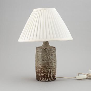 GUNNAR NYLUND, bordslampa, stengods, "Rubus", Rörstrand.