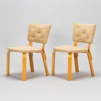 Alvar Aalto, four mid-20th century '62' chairs for O.Y. Huonekalu- ja Rakennustyötehdas A.B.