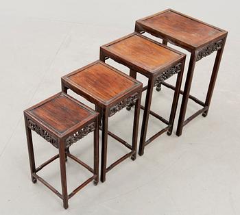 SATSBORD, 4 delar, Kina, 1900-tal.