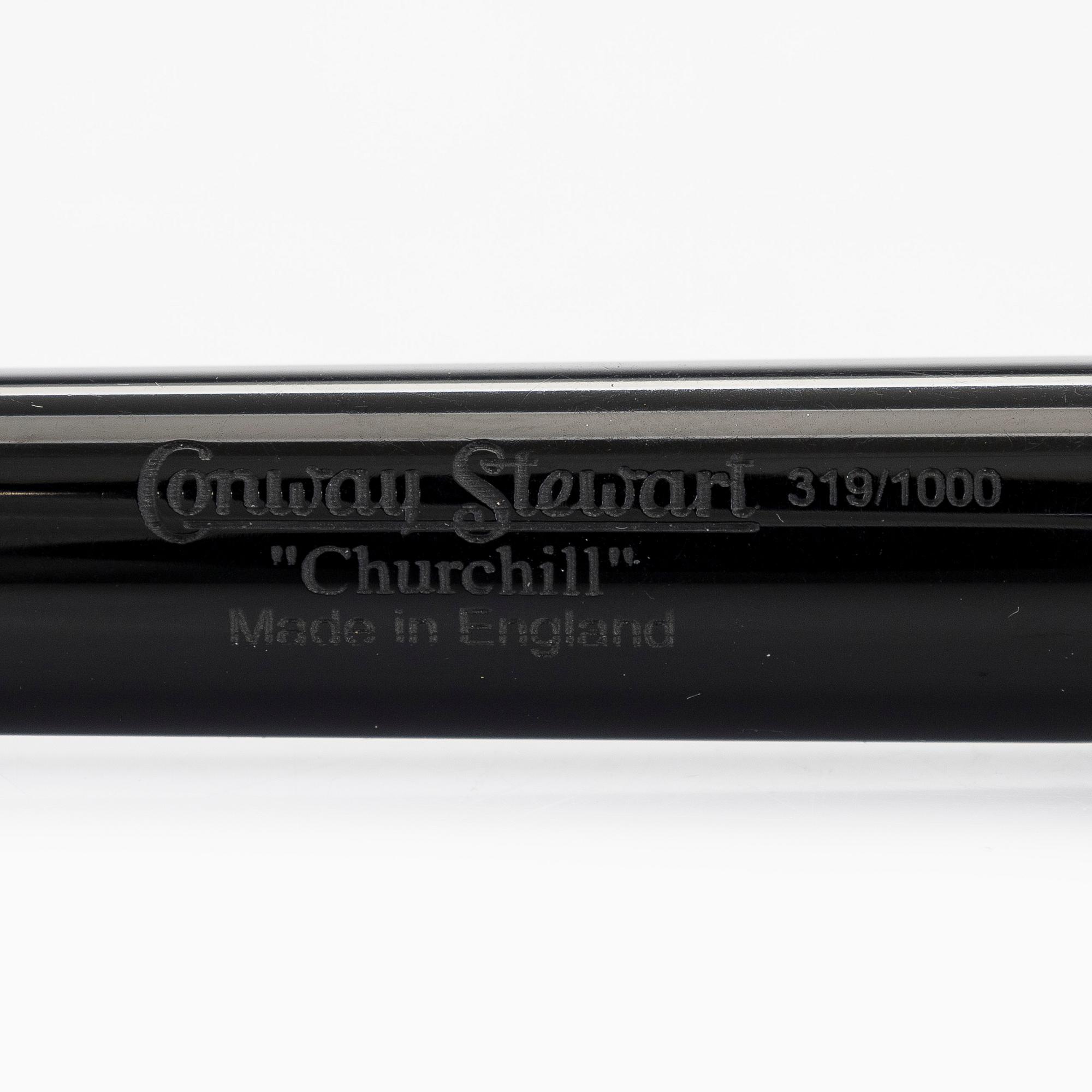 Conway Stewart, mustekynä, ”Churchill”, limited edition, 1990-luku.