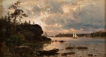 HJALMAR MUNSTERHJELM, SAILING IN THE ARCHIPELAGO.